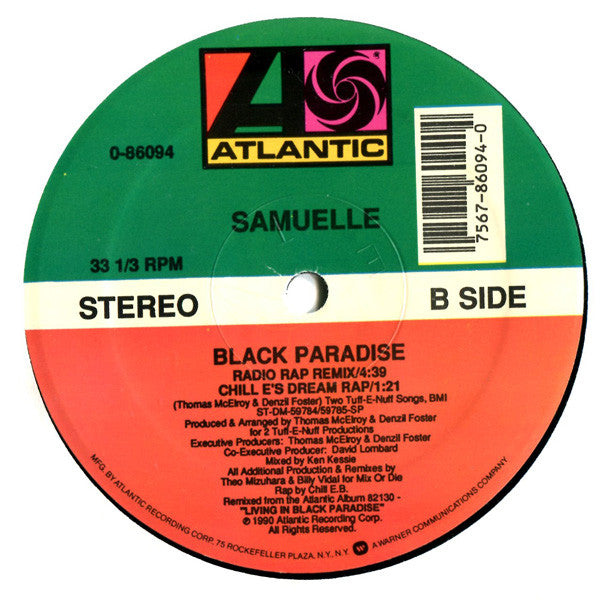 Samuelle Prater : Black Paradise (12")