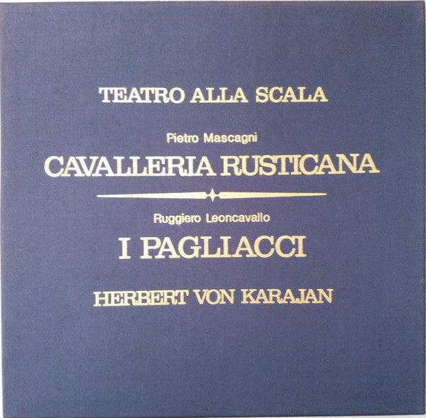 Teatro Alla Scala, Pietro Mascagni, Ruggiero Leoncavallo, Herbert von Karajan : Cavalleria Rusticana / I Pagliacci (3xLP, Club + Box)