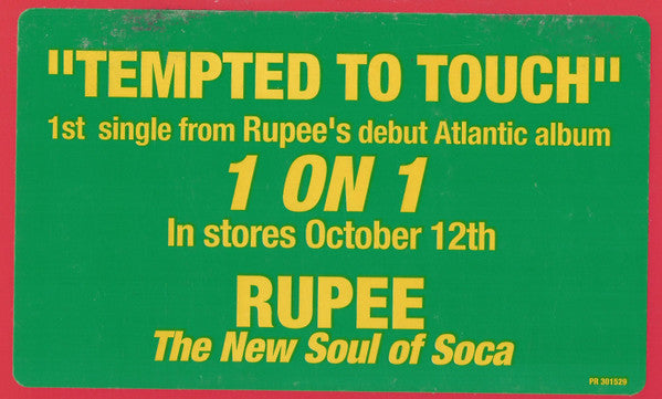 Rupee : Tempted To Touch (12", Promo)