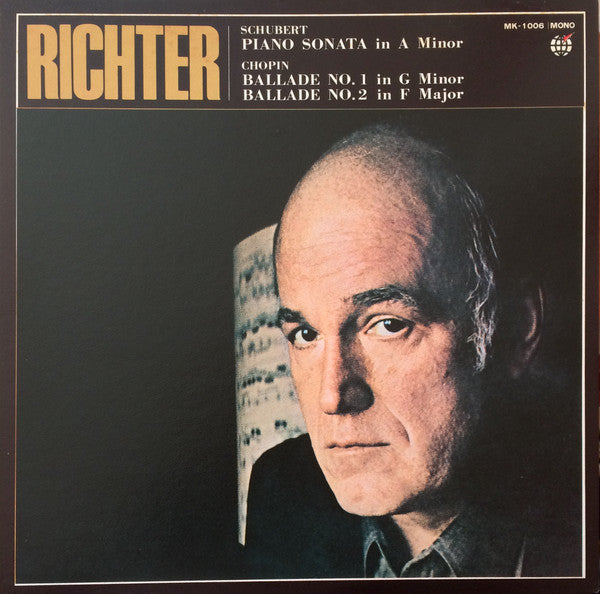 Sviatoslav Richter / Franz Schubert, Frédéric Chopin : Piano Sonata in A Minor / Ballade No.1 In G Minor, Ballade No.2 In F Major (LP, Mono)