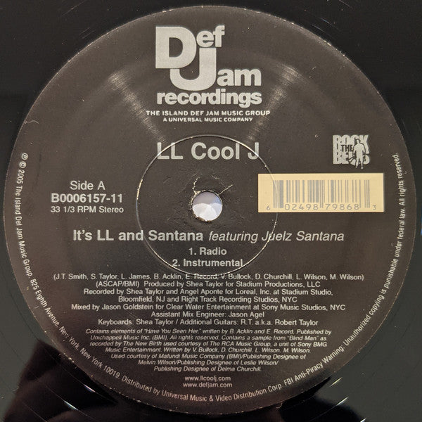 LL Cool J : It's LL And Santana (12")