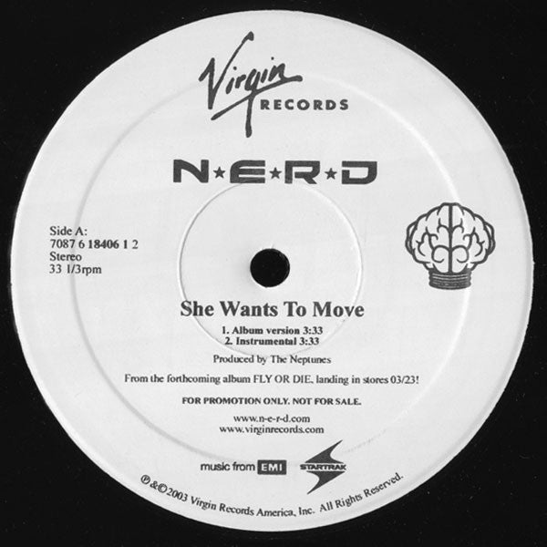 N*E*R*D : She Wants To Move (12", Promo)