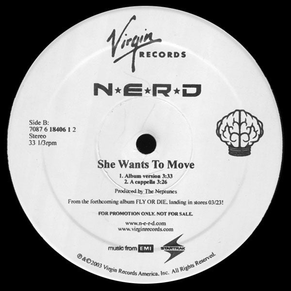 N*E*R*D : She Wants To Move (12", Promo)