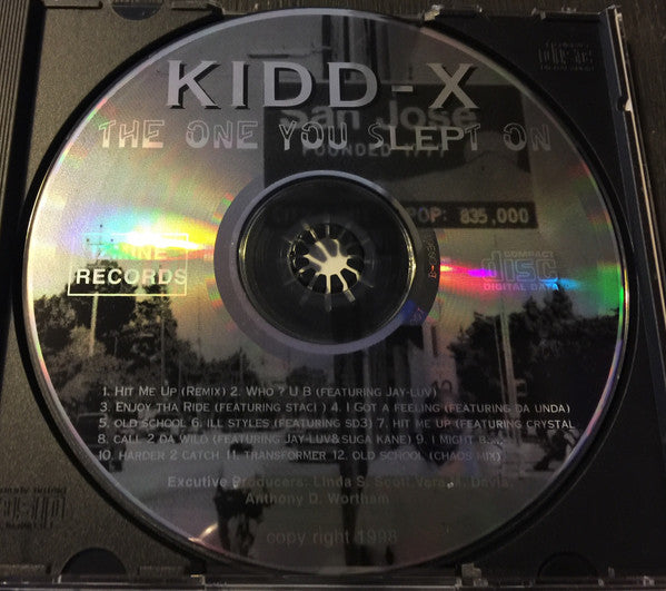 Kidd-X : The One You Slept On (CD, Album)