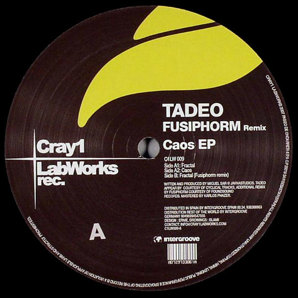 Tadeo : Caos EP (12", EP)