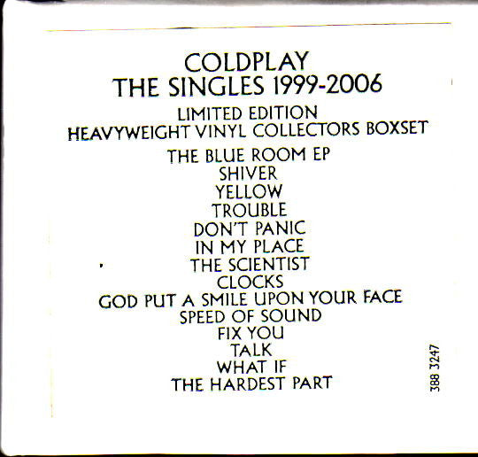 Coldplay : The Singles 1999-2006 (Box, Comp, Ltd + 2x7", EP, RE + 7", Single, RE + 7)