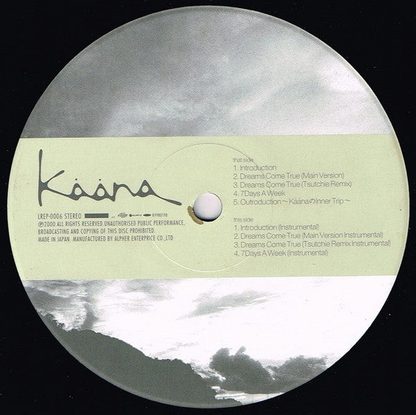 Kaana (2) : Dreams Come True (12")