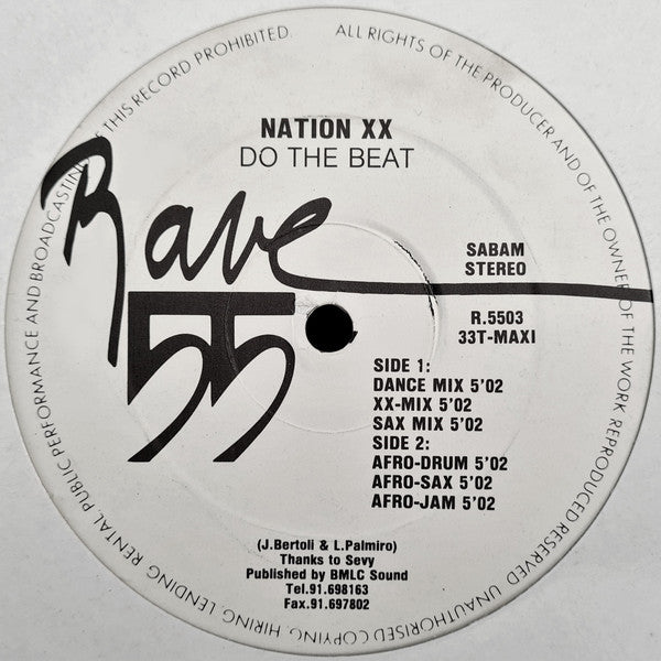 Nation XX : Do The Beat (12", Maxi)