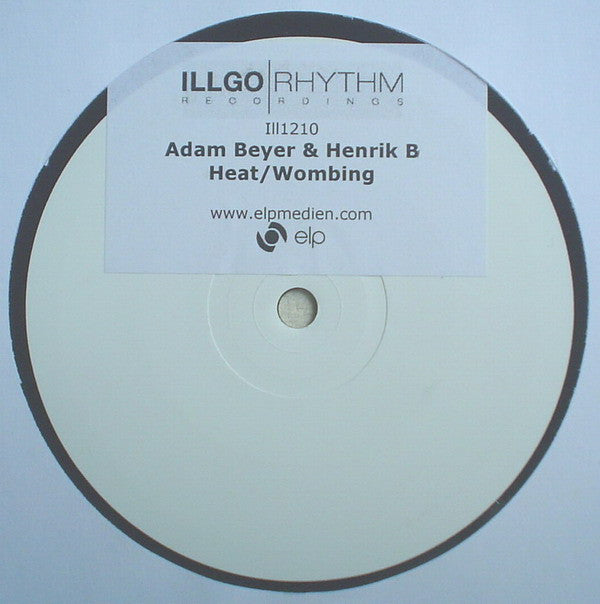 Adam Beyer & Henrik B : Heat / Wombing (12", Promo, W/Lbl)