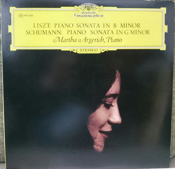 Franz Liszt, Robert Schumann, Martha Argerich : Piano Sonata In B Minor / Piano Sonata In G Minor (LP, Album)