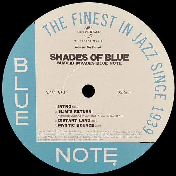 Madlib : Shades Of Blue (2xLP, Album, RE, 180)