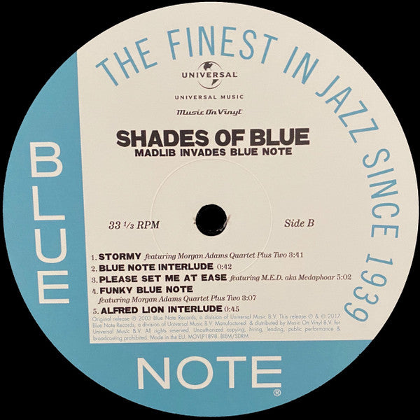 Madlib : Shades Of Blue (2xLP, Album, RE, 180)