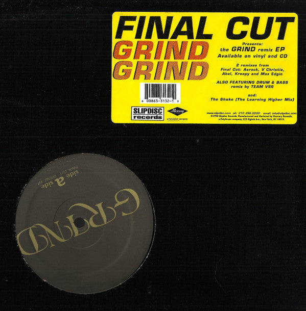 Final Cut : Grind EP (12", EP)