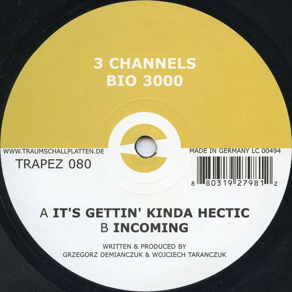 3 Channels : Bio 3000 (12")