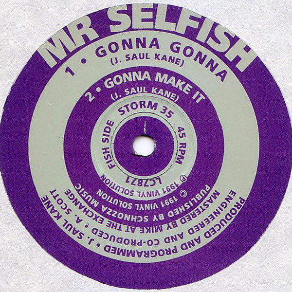 Mr. Selfish : Mr Selfish (12")