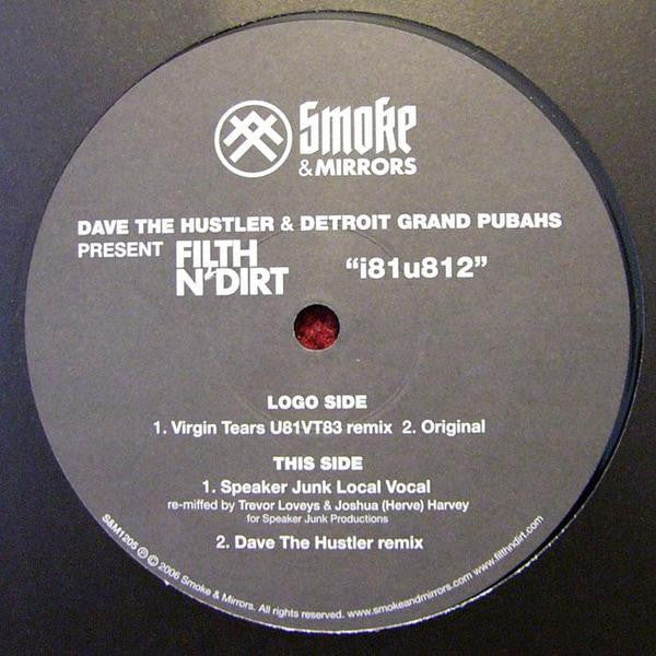 Dave The Hustler & Detroit Grand Pubahs : Filth N' Dirt "i81u812" (12")