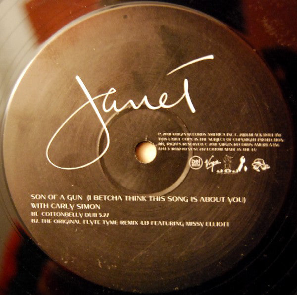 Janet Jackson With Carly Simon : Son Of A Gun (I Betcha Think This Song Is About You) (12")