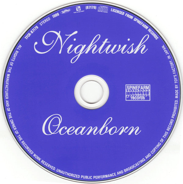 Nightwish = ナイトウィッシュ* : Oceanborn = オーシャンボーン (CD, Album)