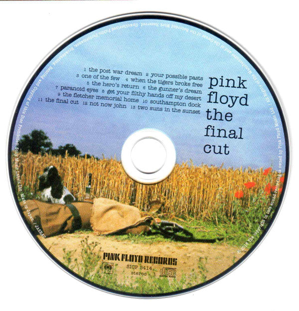 Pink Floyd : The Final Cut (CD, Album, Ltd, RE, RM, Pap)