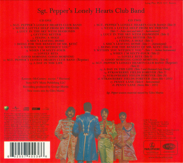 The Beatles : Sgt. Pepper's Lonely Hearts Club Band (Album, RE, Sli + 2xCD)