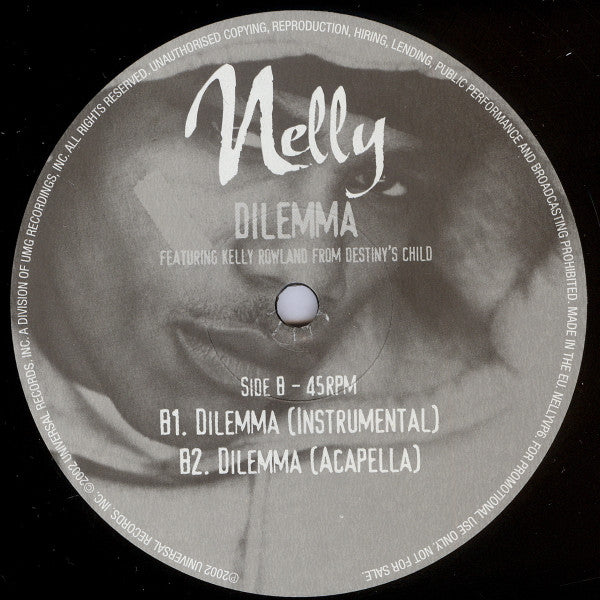 Nelly : Dilemma (12", Promo)