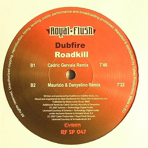 Dubfire : Roadkill (12")