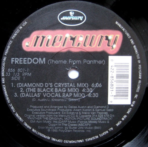 Various : Freedom (Theme From Panther) (12")