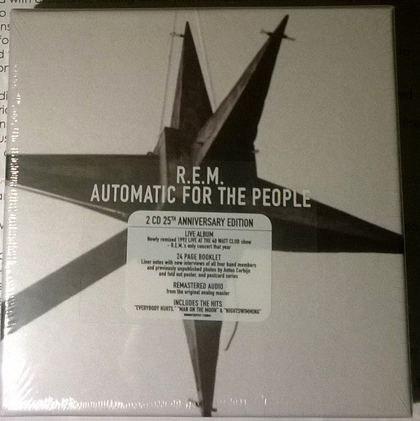 R.E.M. : Automatic For The People (CD, Album, RE, RM + CD, Album + Box, 25t)