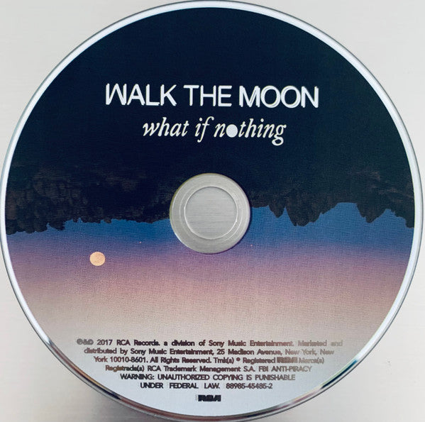 Walk The Moon (2) : What If Nothing (CD, Album, Gat)