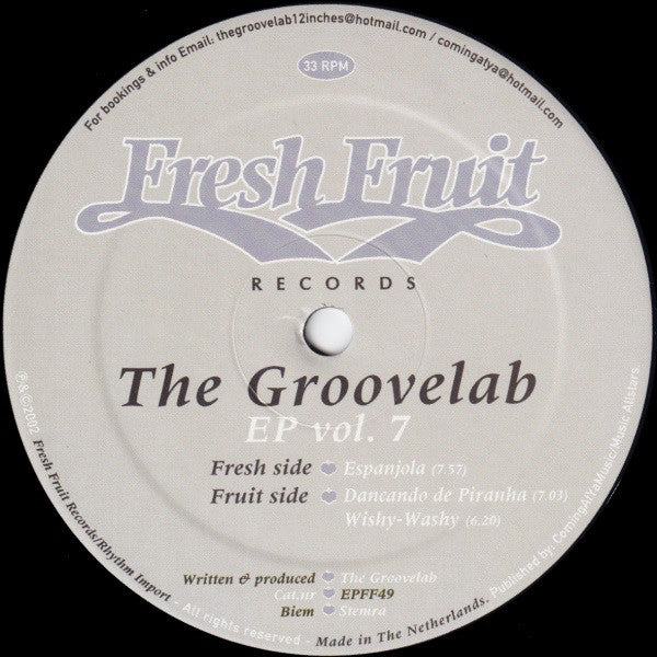 Groove Lab : EP Vol. 7 (12")