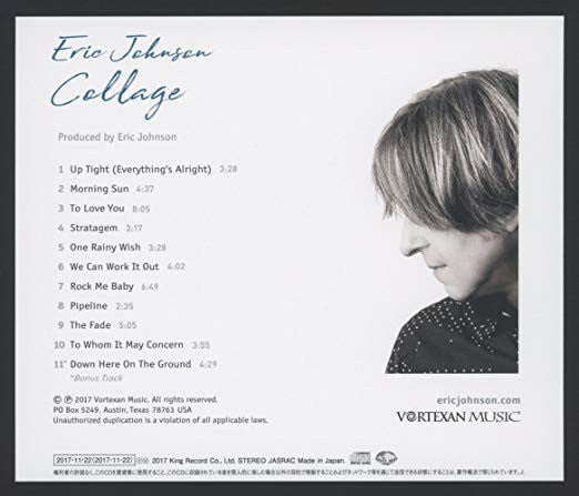 Eric Johnson (2) : Collage (CD, Album, Mixed, SHM)