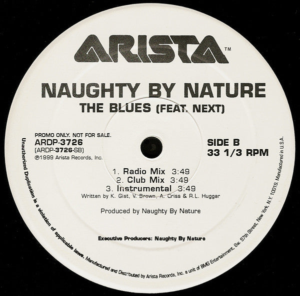 Naughty By Nature : Wicked Bounce / The Blues (12", Promo)