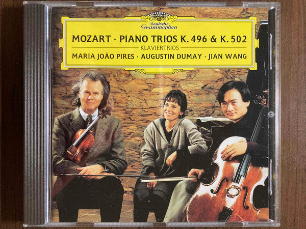 Wolfgang Amadeus Mozart – Maria-João Pires, Augustin Dumay, Jian Wang : Piano Trios K. 496 & K. 502 = Klaviertrios (CD, Album)