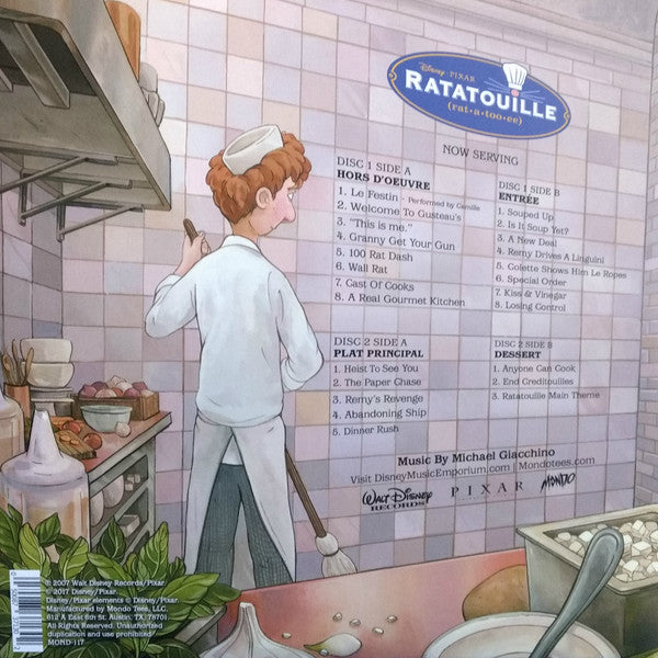 Michael Giacchino : Ratatouille (An Original Walt Disney Records Soundtrack) (2xLP, Album, Ltd, Cle)