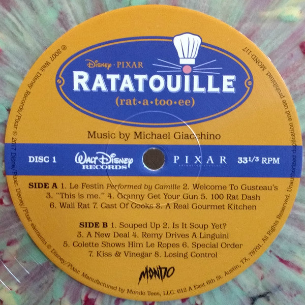 Michael Giacchino : Ratatouille (An Original Walt Disney Records Soundtrack) (2xLP, Album, Ltd, Cle)