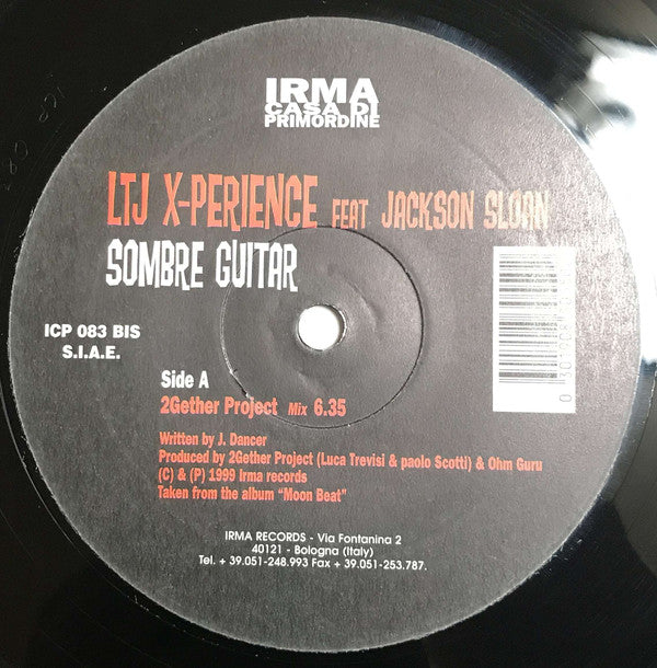 LTJ X-Perience Feat. Jackson Sloan : Sombre Guitar (12", Single)