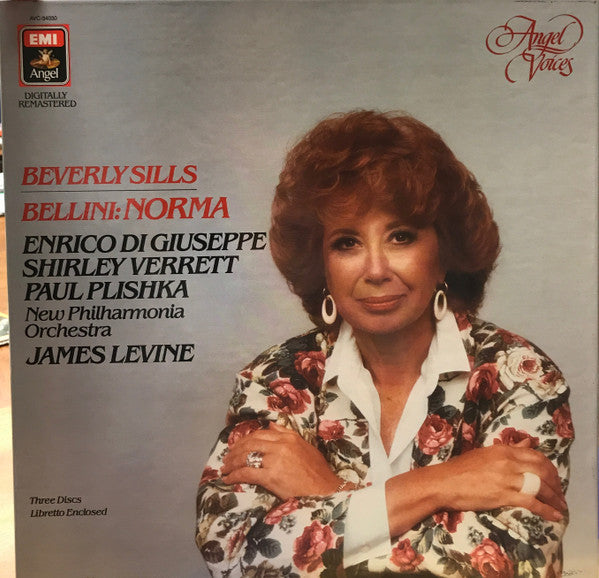 Beverly Sills, Vincenzo Bellini, New Philharmonia Orchestra, James Levine (2) : Norma (3xLP, RM)