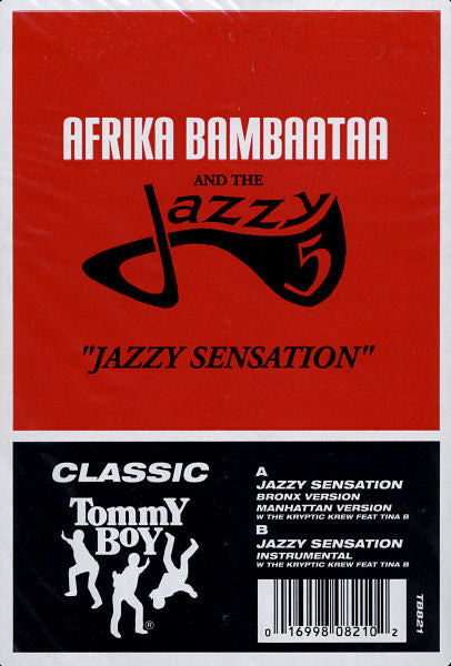 Afrika Bambaataa & The Jazzy 5 / The Kryptic Krew Feat Tina B : Jazzy Sensation (12", RE)