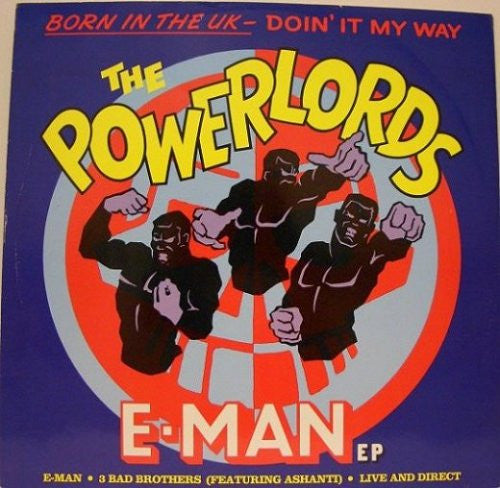 The Powerlords : E-Man EP (12", EP)