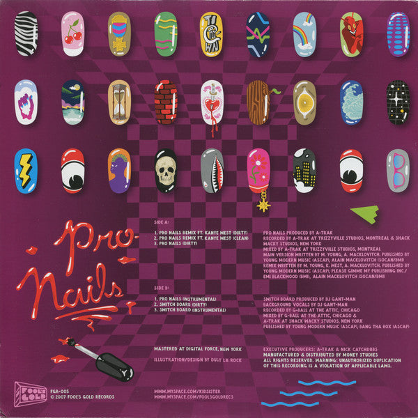 Kid Sister : Pro Nails (12")