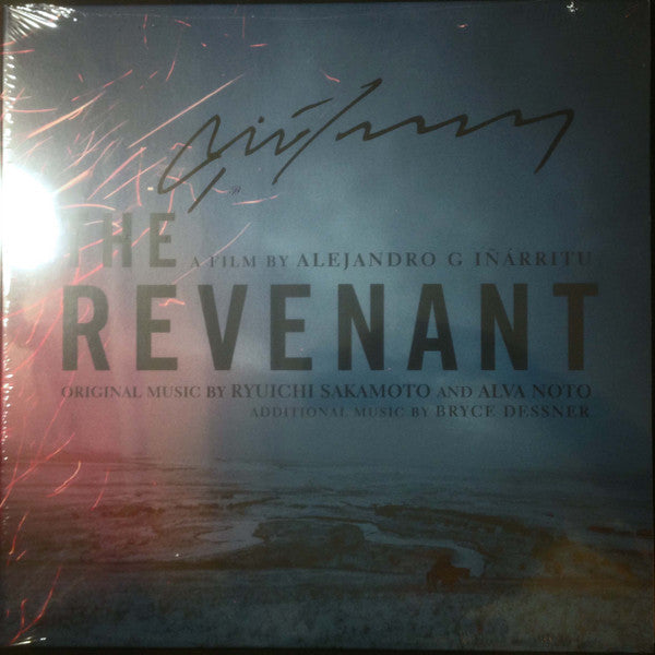 Ryuichi Sakamoto, Alva Noto & Bryce Dessner : The Revenant (Original Motion Picture Soundtrack) (LP, Blu + LP, Whi + Album, Ltd, sig)