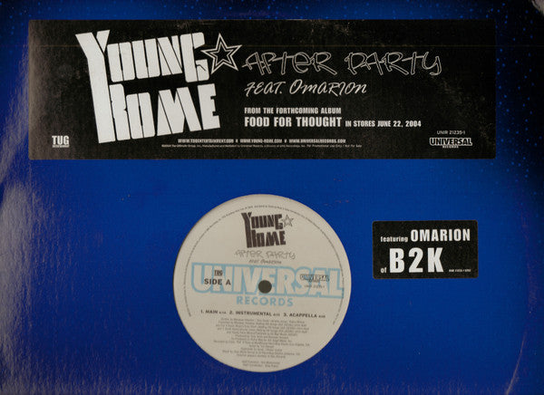 Young Rome Feat. Omarion : After Party (12", Single, Promo)