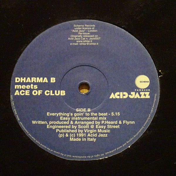 Dharma B Meets Ace Of Clubs : Everything's Goin' To The Beat (12")