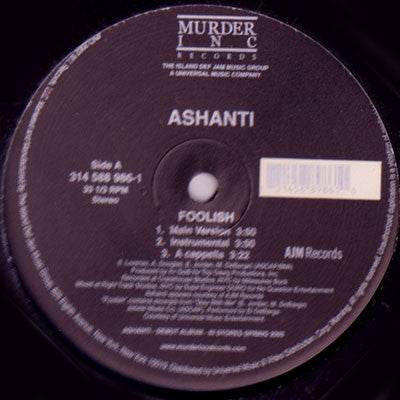 Ashanti : Foolish (12")