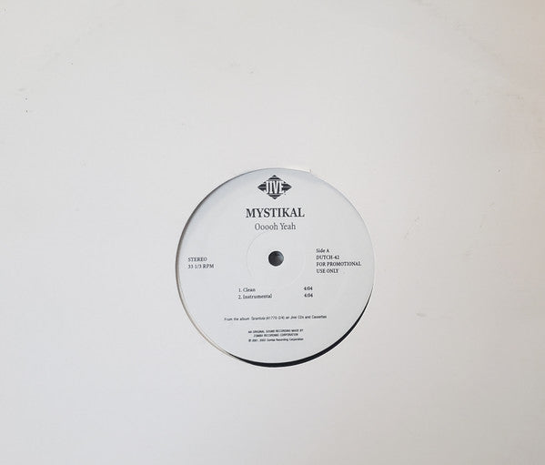 Mystikal : Ooooh Yeah (12", Single, Promo)