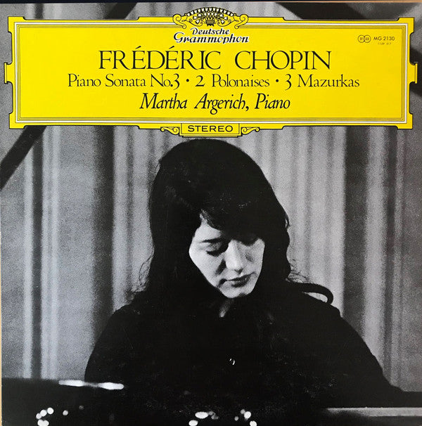 Frédéric Chopin, Martha Argerich : Frédéric Chopin · Martha Argerich (LP, Album, RE)