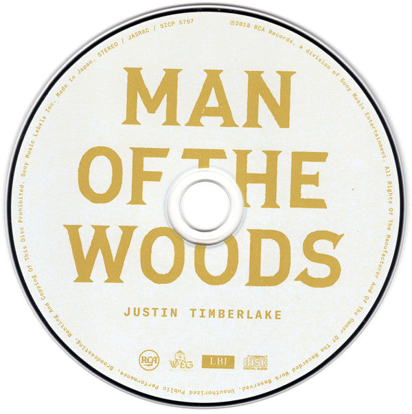 Justin Timberlake : Man Of The Woods (CD, Album)