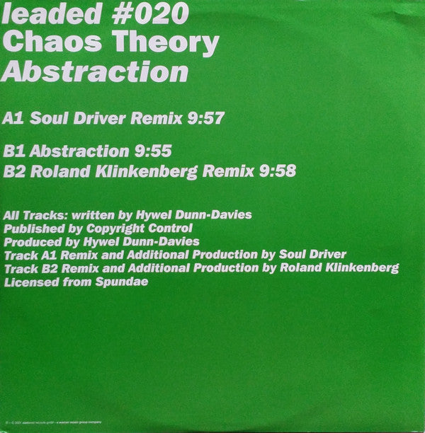 Chaos Theory : Abstraction (12")