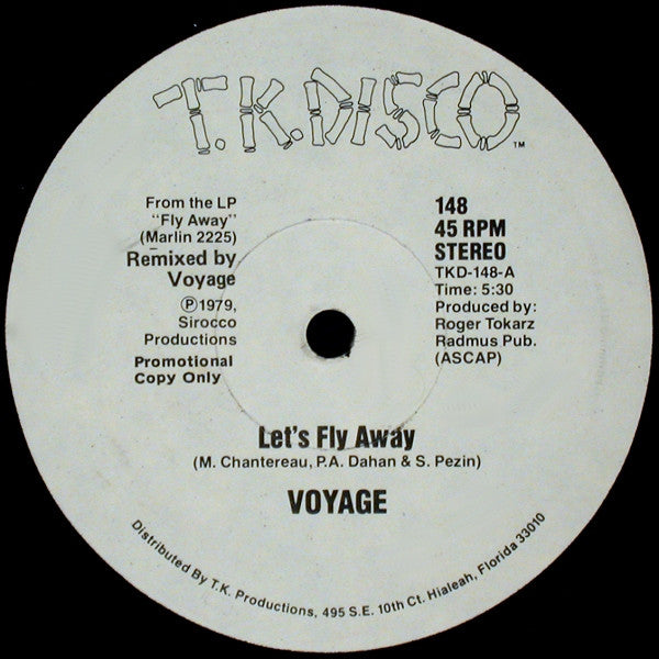 Voyage : Let's Fly Away / Gone With The Music (12", Promo)