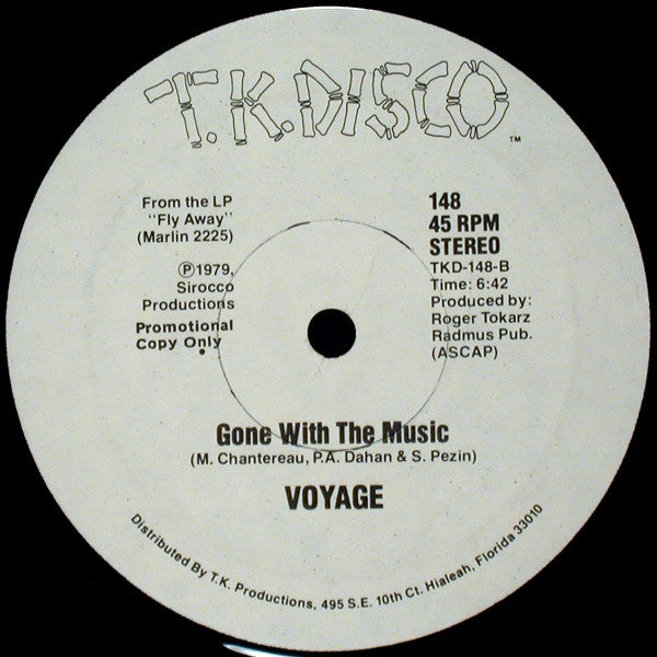 Voyage : Let's Fly Away / Gone With The Music (12", Promo)